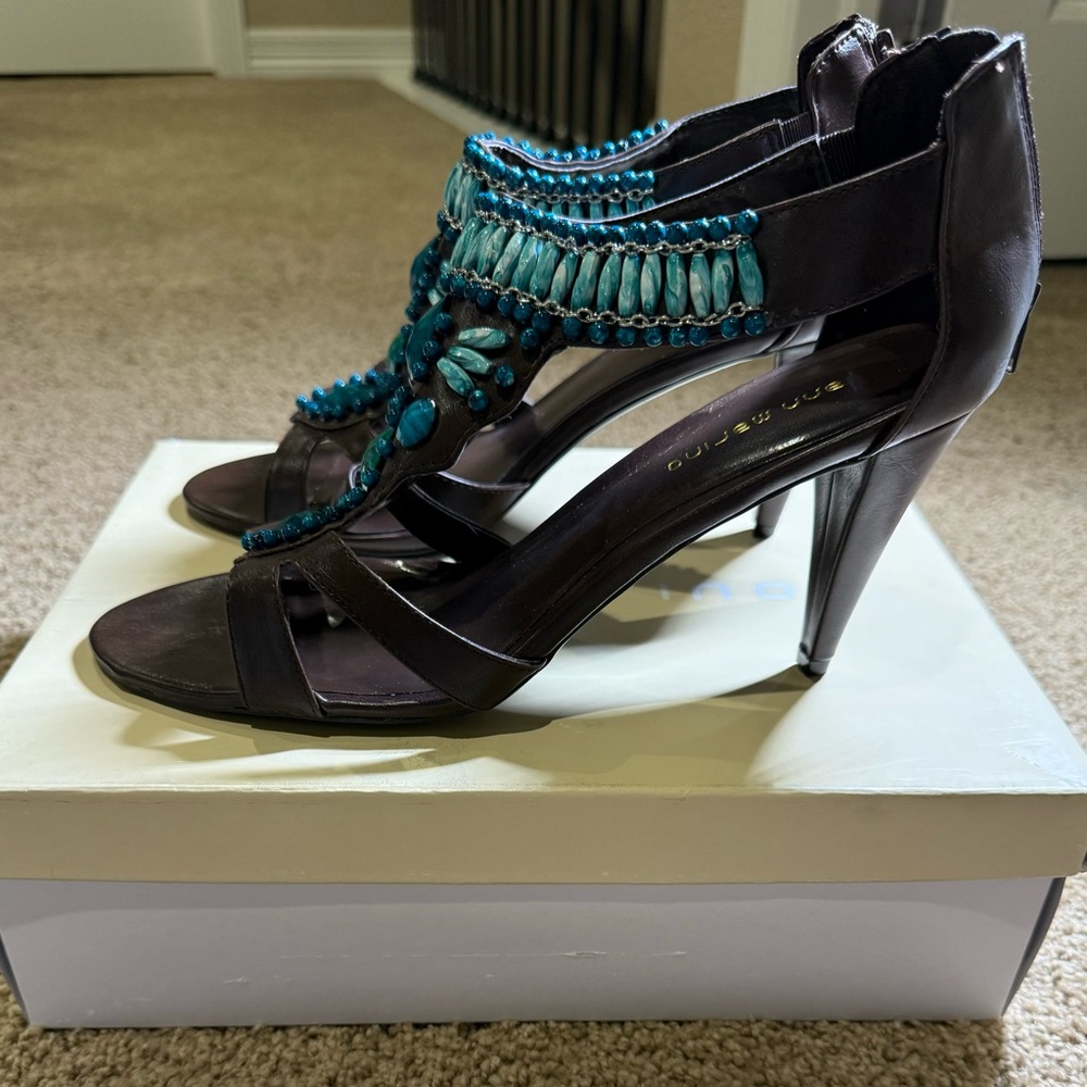 Ann Marino habanera turq-SM size 11M
